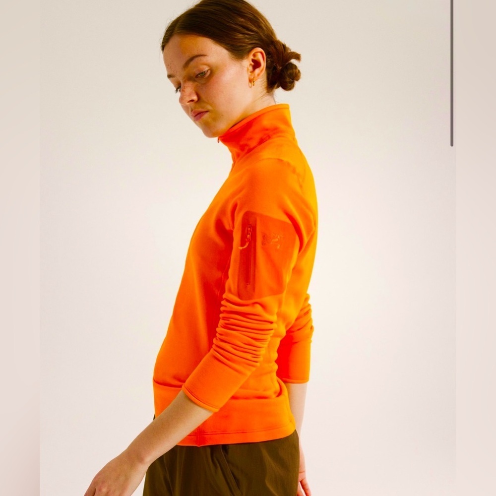 Arc'teryx Vibrant Orange Turtleneck Sweater